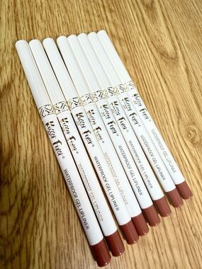 8x Kisser Fixer Waterproof Gel Lipliner Pink Coral Nude Shade Made in Germany